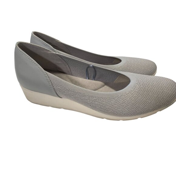 Bare Traps Womens Size 11 Gray Wedge Slip On Shoes Comfort 2 in Heel Gray Marily - Picture 2 of 6